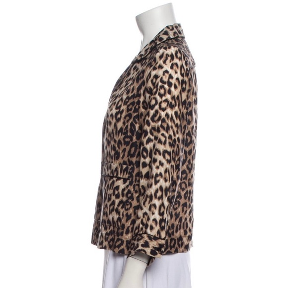 Barney's New York Cheetah Print Blouse - Picture 3 of 9